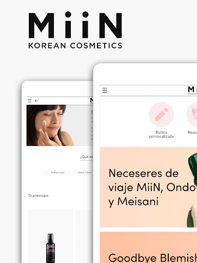 MiiN Cosmetics Screenshot