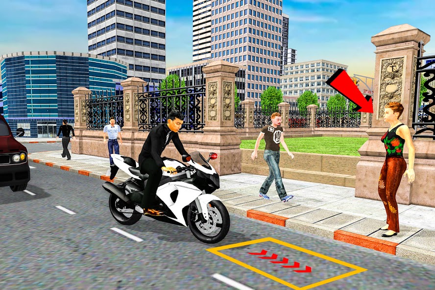 Bike Taxi Game: Driving Games banner