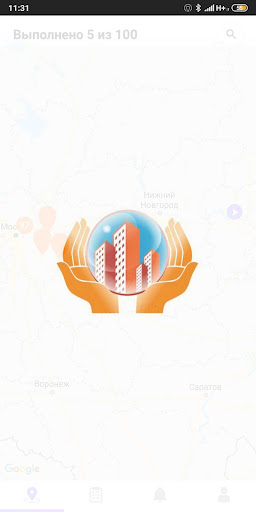 Android application Мобильный сотрудник screenshort