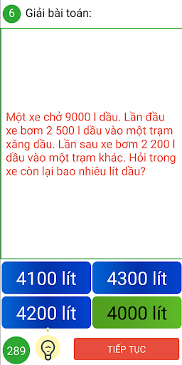 Android application Toán Lớp 3 Tập 2 Cánh Diều screenshort