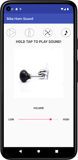 Android application Bike Horn Sound screenshort