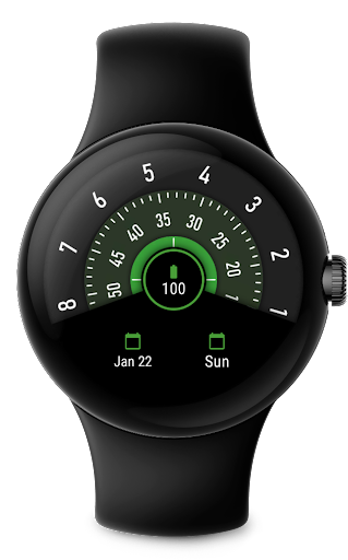 Zeitscheiben Watchface Screen 3