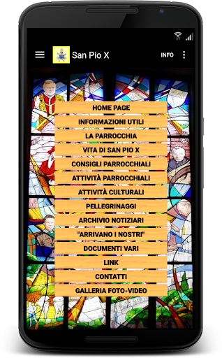 San Pio X Screen 3