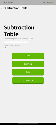 Math Tables:Quiz & Competition Screen 2