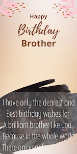 birthday brother wishes