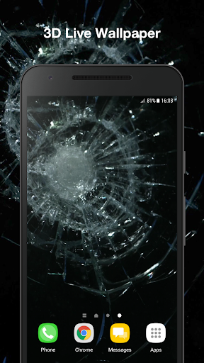 Android application Broken Screen Wallpaper Pro screenshort