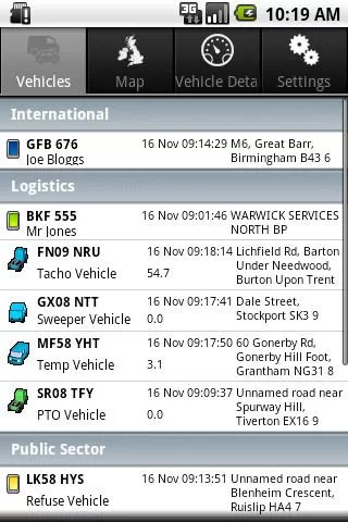 Android application Rapide screenshort