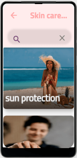 Skin care in the summer Screen 3