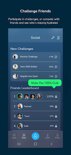 Screenshot of HidrateSpark Water Tracker