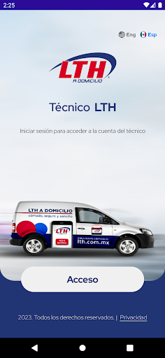 Android application LTH Tecnico screenshort
