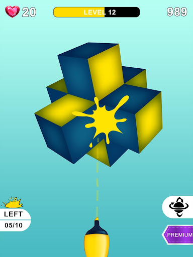 Color 3D Shapes Hit Casual Games