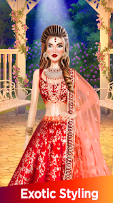 Indian Dress Up Makeup GamesAPK (Mod Unlimited Money) latest version screenshots 1