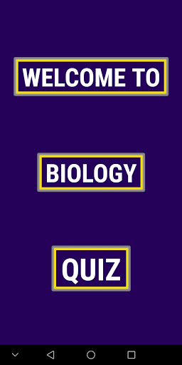 Android application Biology Quiz 2023 screenshort