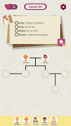 Logic Relation Puzzles - Screenshot 1