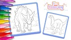 screenshot of Dino Coloring: Dinosaur games