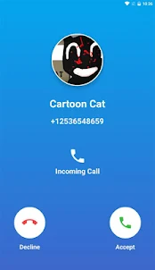 Cartoon Cat Horror Game Call F