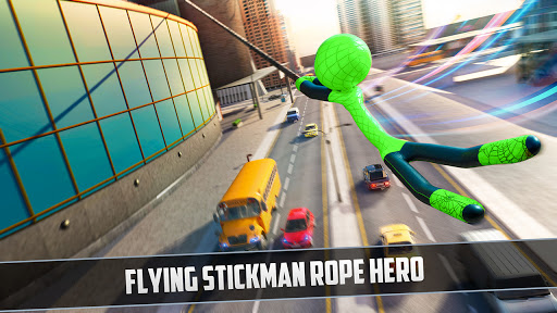 Rope Hero 2021: Stickman Rope Hero City Crime apktram screenshots 6