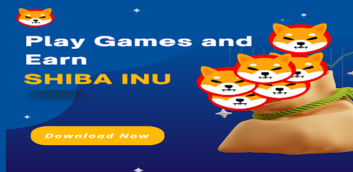 Android application Shiba Inu Drag Faucet screenshort