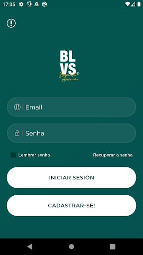 Android application Beach Sports e Bar screenshort