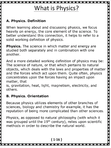 Physics MCQs offline Screen 2