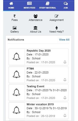 MGM Hr Sec School Raipur Screen 2
