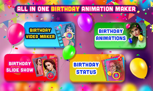 Birthday Video Maker with Song and Name 2021 1.0.15 APK screenshots 18