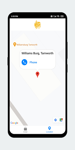 Android application Williamsburg Tamworth screenshort