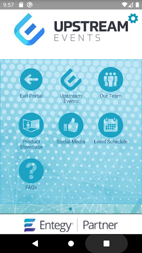 Upstream Events Portal Screen 3