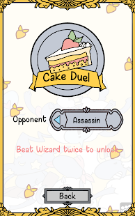 Schermata di duello di torte