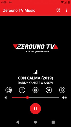 Android application Zerouno TV screenshort