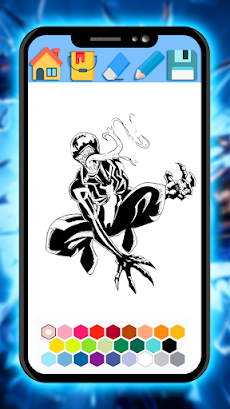 Venom super coloring man heroのおすすめ画像5
