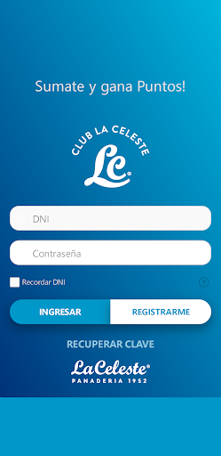 Android application Club la Celeste Panaderia screenshort