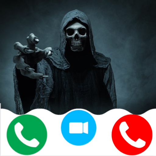 scary ghost fake video call