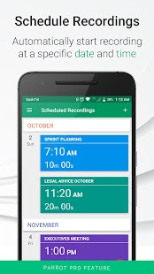 Parrot Voice Recorder Bildschirmfoto