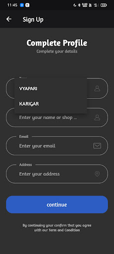 E-Jewellery Business Screen 2