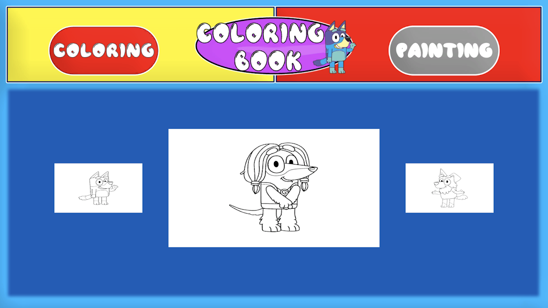 Screenshot 5 Glitter bluey Coloring Pages! android