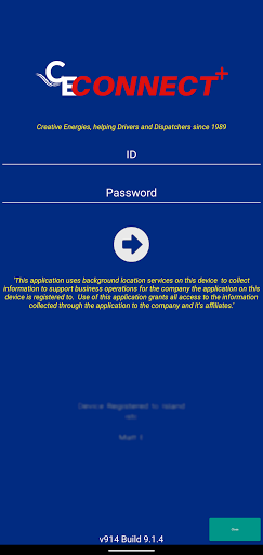 Android application CE Scanner screenshort