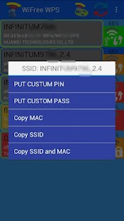WiFree WPS Screenshot