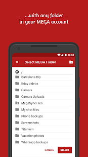 Autosync for MEGA - MegaSync لقطة شاشة
