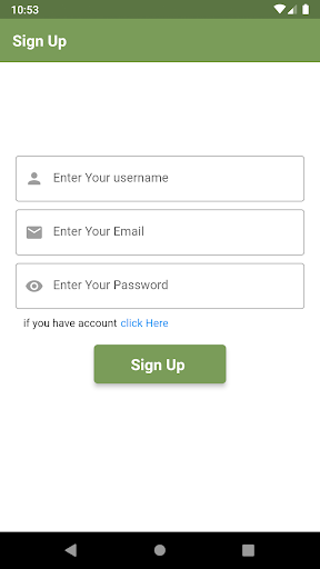 Android application elbiyafet screenshort