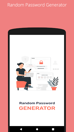 Android application Random Password Generator screenshort