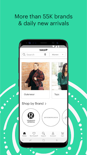 Screenshot of thredUP: Online Thrift Store