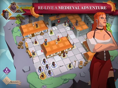 King and Assassins: Screenshot des Brettspiels