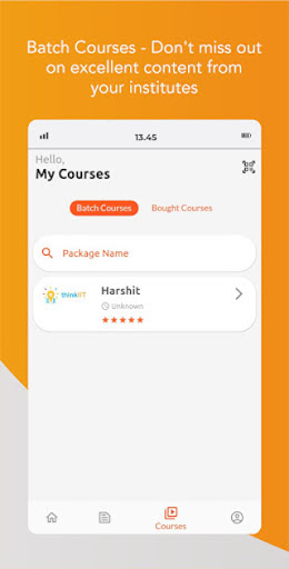 Android application Sanskaram LMS screenshort