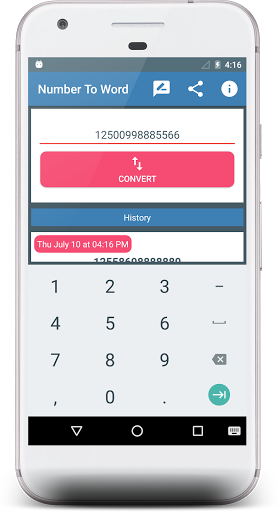 Number To Word Convertor Hindi