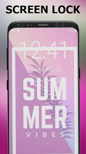 Summer Vibes Teen Girly Screen Lock 1.4 APK + Мод (Unlimited money) за Android