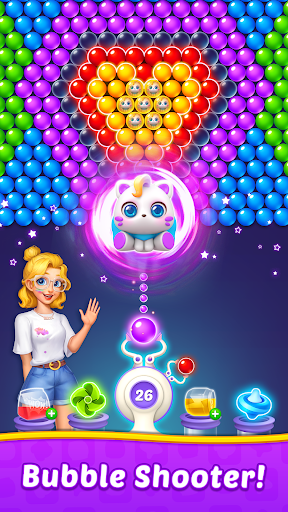 Android application Bubble Shooter Home screenshort
