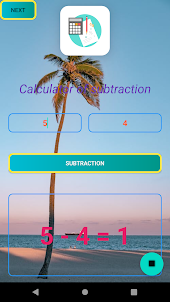 Calculator of subtraction