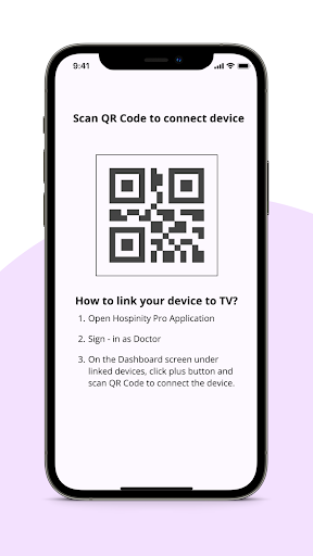 Android application Hospinity TV screenshort