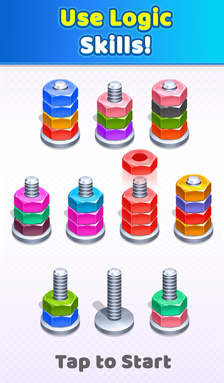 Nuts And Bolts Sorting 3d Game - 1.1 - (Android)